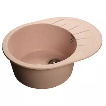 Кухонная мойка GranFest Rondo GF-R580L светло-розовый