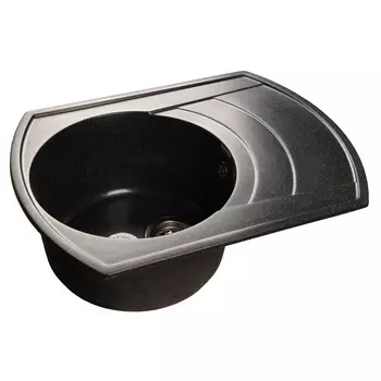 Кухонная мойка GranFest Rondo GF-R650L черный