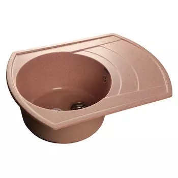 Кухонная мойка GranFest Rondo GF-R650L розовый