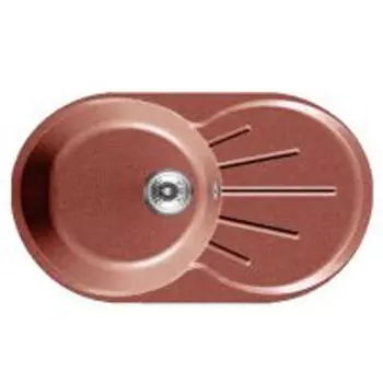 Кухонная мойка GranFest Rondo GF-R750L красный марс