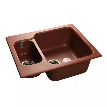 Кухонная мойка GranFest Standart GF-S615K красный марс