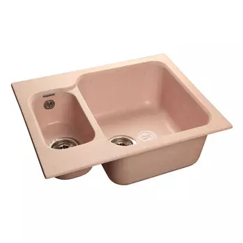 Кухонная мойка GranFest Standart GF-S615K светло-розовый