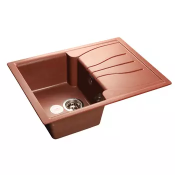 Кухонная мойка GranFest Standart GF-S680L красный марс