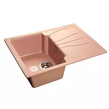 Кухонная мойка GranFest Standart GF-S680L розовый