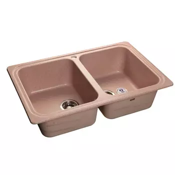Кухонная мойка GranFest Standart GF-S780K розовый