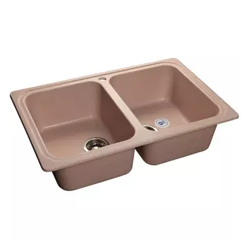Кухонная мойка GranFest Standart GF-S780K светло-розовый