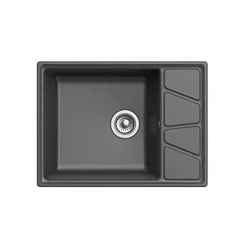 Кухонная мойка GranFest Vertex GF-V--680L графит