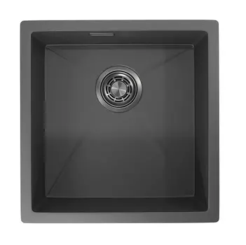 Кухонная мойка Granula GR-4445U 44х45 графит матовый