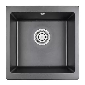 Кухонная мойка Granula GR-4451 45.5х46 шварц