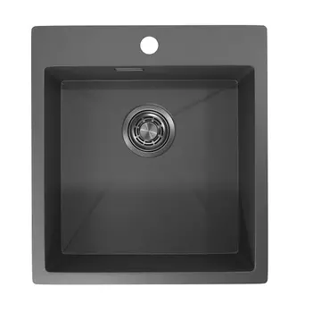Кухонная мойка Granula GR-4600 46х51 графит матовый