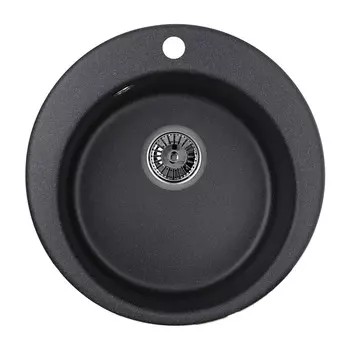 Кухонная мойка Granula GR-4801 47.5х47.5 черный