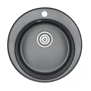 Кухонная мойка Granula GR-4801 47.5х47.5 шварц