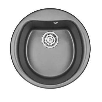 Кухонная мойка Granula GR-5101 50х50 шварц