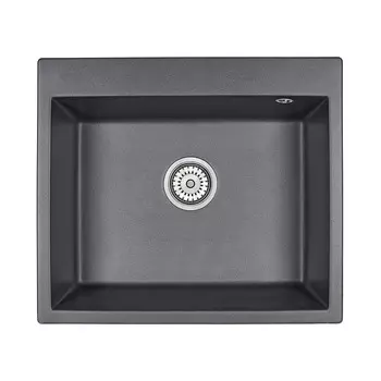 Кухонная мойка Granula GR-6001 60х52 черный
