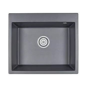 Кухонная мойка Granula GR-6001 60х52 шварц