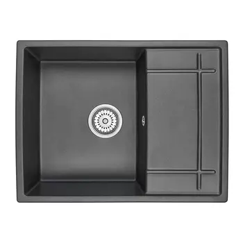 Кухонная мойка Granula GR-6501 65х49.5 черный