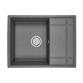 Кухонная мойка Granula GR-6501 65х49.5 графит
