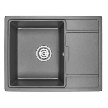 Кухонная мойка Granula GR-6503 65х50 черный
