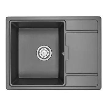 Кухонная мойка Granula GR-6503 65х50 шварц