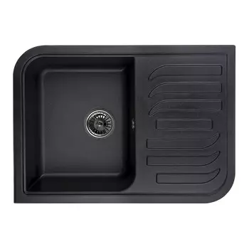 Кухонная мойка Granula GR-7001 69.5х49.5 черный