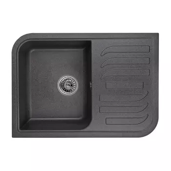 Кухонная мойка Granula GR-7001 69.5х49.5 графит
