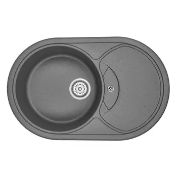 Кухонная мойка Granula GR-7801 775х495 графит