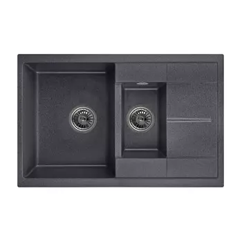 Кухонная мойка Granula GR-7802 78х50 черный