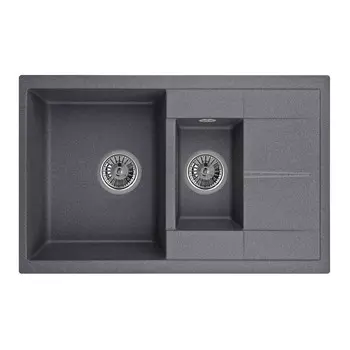 Кухонная мойка Granula GR-7802 78х50 графит