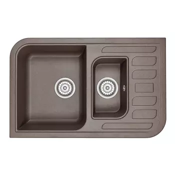 Кухонная мойка Granula GR-7803 775х495 эспрессо