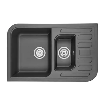 Кухонная мойка Granula GR-7803 775х495 черный