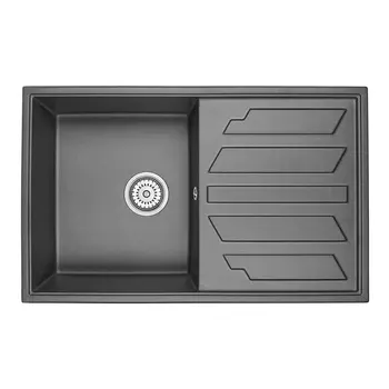 Кухонная мойка Granula GR-8002 79х50 черный