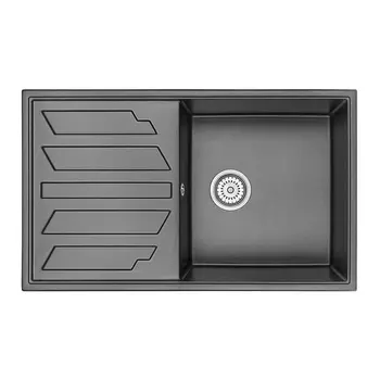 Кухонная мойка Granula GR-8601 86х50 черный