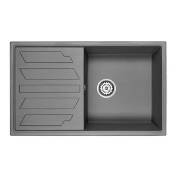 Кухонная мойка Granula GR-8601 86х50 графит