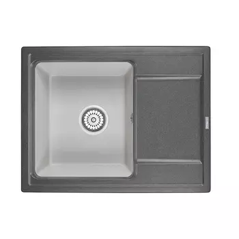 Кухонная мойка Granula HI-65 650х500 графит/базальт
