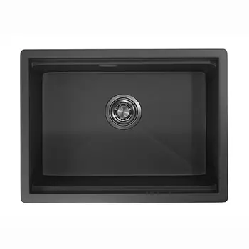 Кухонная мойка Granula Kitchen Space 60х44.5 KS-6045U черный матовый