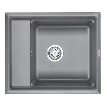 Кухонная мойка Granula Kitchen Space 60х51 KS-6004 алюминиум