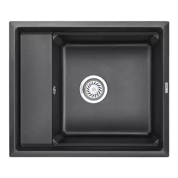 Кухонная мойка Granula Kitchen Space 60х51 KS-6004 черный