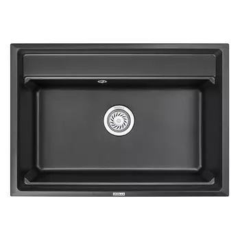 Кухонная мойка Granula Kitchen Space 73х51 KS-7301 черный