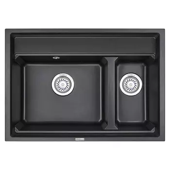 Кухонная мойка Granula Kitchen Space 73х51 KS-7302 черный