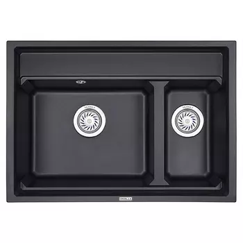 Кухонная мойка Granula Kitchen Space 73х51 KS-7302 шварц