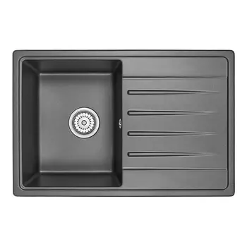 Кухонная мойка Granula Standart 76х50 ST-7602 черный