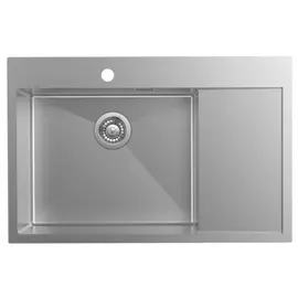 Кухонная мойка Iddis Haze HAZ78SLi77 левая сатин