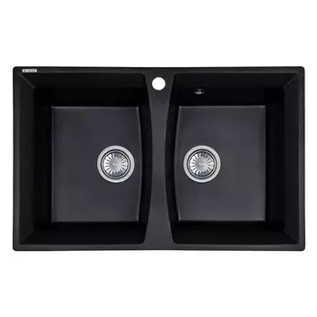 Кухонная мойка Kaiser 5078 Black&Silver