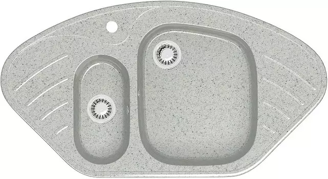 Кухонная мойка Marrbaxx Аделис Z23 светло-серый глянец