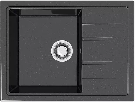 Кухонная мойка Marrbaxx Анастасия Z150 черный глянец