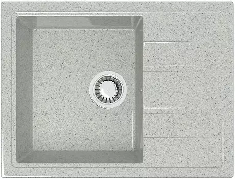 Кухонная мойка Marrbaxx Анастасия Z150 светло-серый глянец