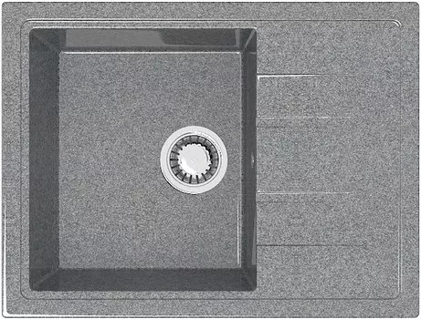 Кухонная мойка Marrbaxx Анастасия Z150 темно-серый глянец