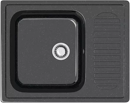 Кухонная мойка Marrbaxx Арлин Z15 черный глянец