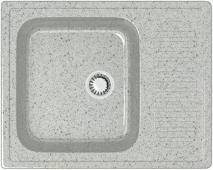 Кухонная мойка Marrbaxx Арлин Z15 светло-серый глянец