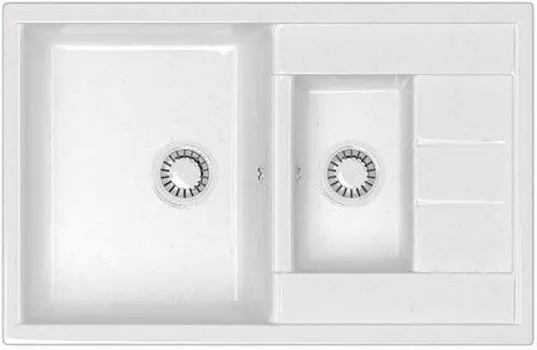 Кухонная мойка Marrbaxx Блонди Z210 белый лёд глянец